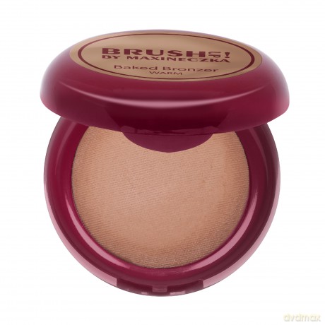CLARESA Brush Up! by Maxineczka Bronzer wypiekany do twarzy nr 02 Warm 7 g