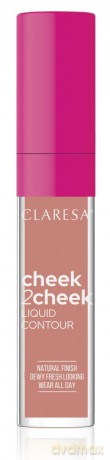 CLARESA Cheek2Cheek Róż w płynie 01 Tea Rose 6.5g