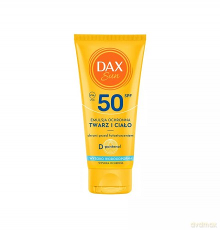 DAX Sun Emulsja ochronna do twarzy i ciała SPF 50 Travel 50 ml