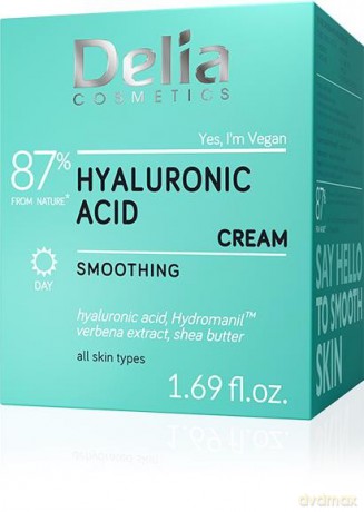 DELIA DC Krem d/twa ujędr/-wygła. HYALURONIC 50ml