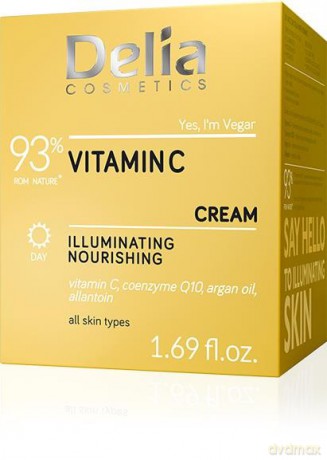 DELIA DC Krem d/twa ujędr/wygładza. VITAMIN C 50ml