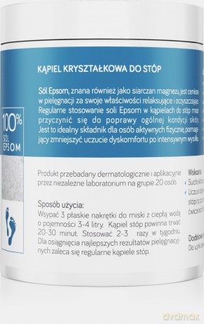 DELIA GOOD FOOT Sól do stóp nawilżająca 300g