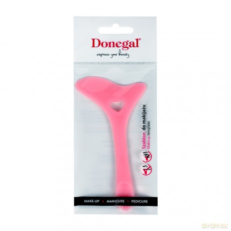 DONEGAL Aplikator - szablon silikonowy do makijażu oczu i ust (4295)