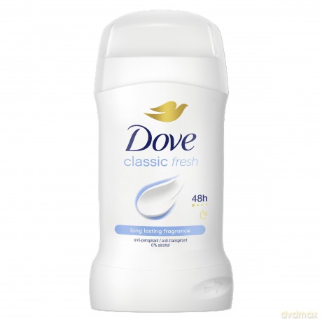 DOVE Classic Fresh Antyperspirant w sztyfcie dla kobiet 50 ml