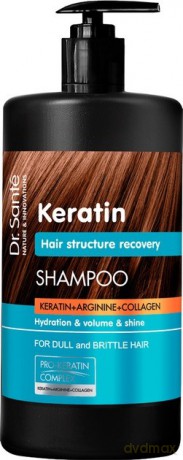 DR. SANTE Keratin Szampon do włosów matowych i łamliwych 1000 ml