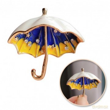 ECARLA Broszka ozdobna - Parasol BZ160