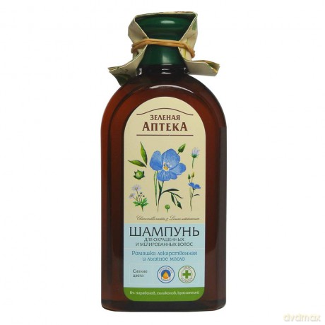 ELFA HAIR Szampon 350ml wł.farb.Rumian.+Ol.lniany