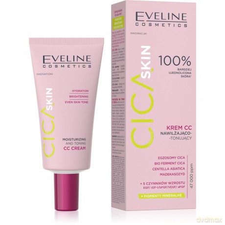 EVELINE CICA SKIN Krem CC nawilż.-tonujący 30ml