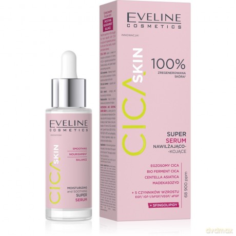 EVELINE CICA SKIN Serum nawilżająco-kojące 30ml