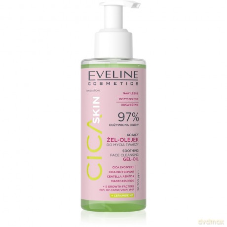 EVELINE CICA SKIN Żel-olejek d/mycia twarzy 145ml