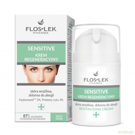 FLOSLEK Krem regeneracyjny skóra wrażliwa, skłonna do alergii 50 ml