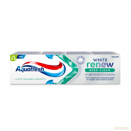 GSK AQUAFRESH Pasta WHITE RENEW Deep Clean 75ml