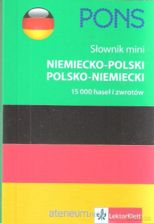 Słownik mini niem-pol, pol-niem PONS [KSIĄŻKA]