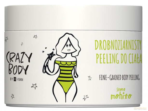 HISKIN Crazy Body Peeling do ciała drobnoziarnisty - MOHITO 300 ml