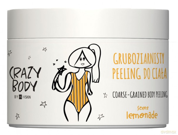 HISKIN Crazy Body Peeling do ciała gruboziarnisty - LEMONADE 300 ml