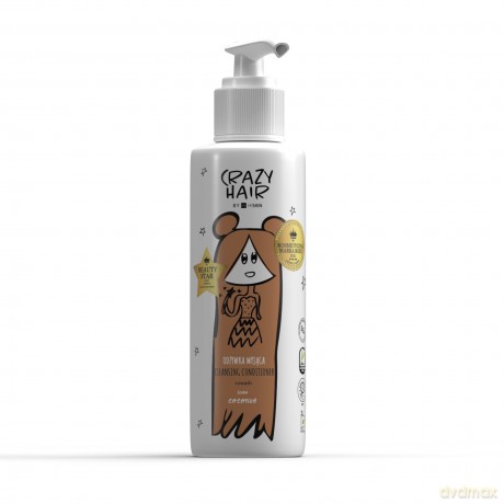 HISKIN Crazy Hair Odżywka myjąca do włosów - Coconut (kokos) 300 ml