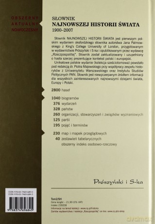Słownik najnowszej historii świata 1900-2007. T.2 [KSIĄŻKA]