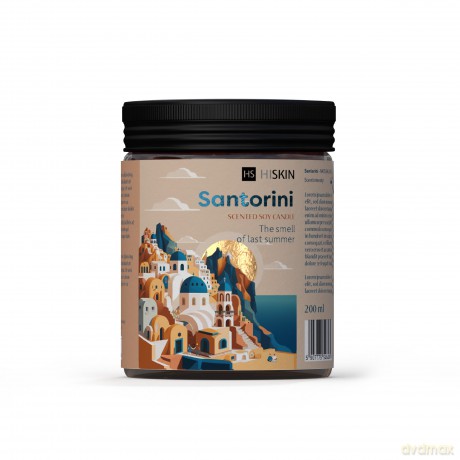 HISKIN Home Santorini Świeca sojowa 200 ml
