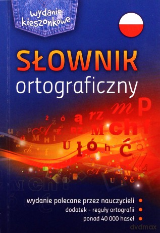 Słownik ortograficzny kieszonkowy broszura GREG [KSIĄŻKA]