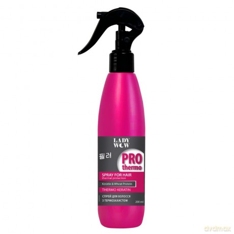 LADY WOW Wypełniacz keratynowy do stylizacji włosów z termoochroną Pro Therme 200 ml