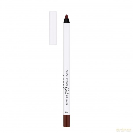 LAMEL Long Lasting Długotrwała żelowa konturówka do ust, nr 412