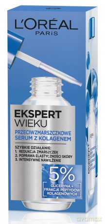 LOREAL Ekspert Wieku Serum przeciwzmarszczkowe z Kolagenem 30 ml