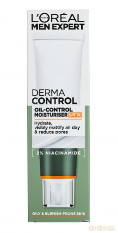 LOREAL Men Expert Derma Control Krem nawilżający regulujący nadmiar sebum z SPF 30, 40 ml
