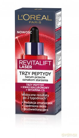 LOREAL Paris Revitalift Laser Serum przeciwzmarszczkowe z trzema peptydami 30 ml