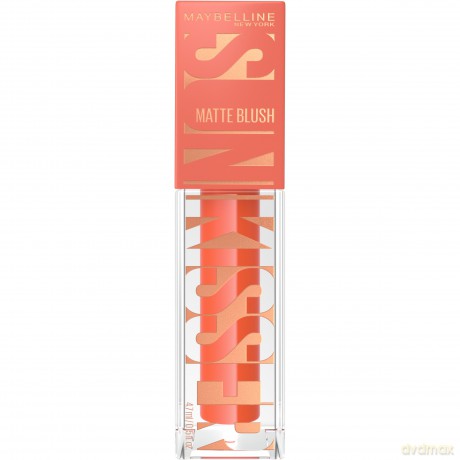 MAYBELLINE Sunkisser Hazy Matte Róż Róż do policzków w płynie 34 Peachy Quench 4,7 ml