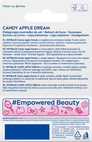 NIVEA Disney Princess Pielęgnująca pomadka do ust Candy Apple Dream Snow White - edycja limitowana 4.8 g