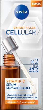 NIVEA Expert Filler Cellular Serum rozświetlające z witaminą C 30 ml