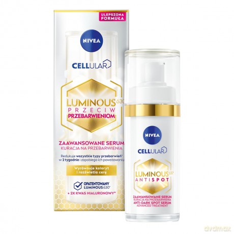 NIVEA V LUMINOUS Serum p/przebarwieniom new