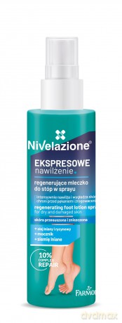 NIVELAZIONE Regenerujące mleczko do stóp w sprayu 100 ml