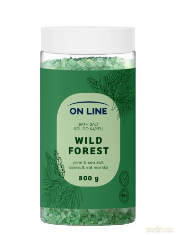 ON LINE Sól do kąpieli Wild Forest 800 g