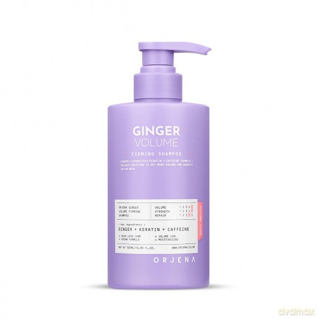 ORJENA Firming Szampon do włosów zwiększający objętość Ginger Volume 500 ml