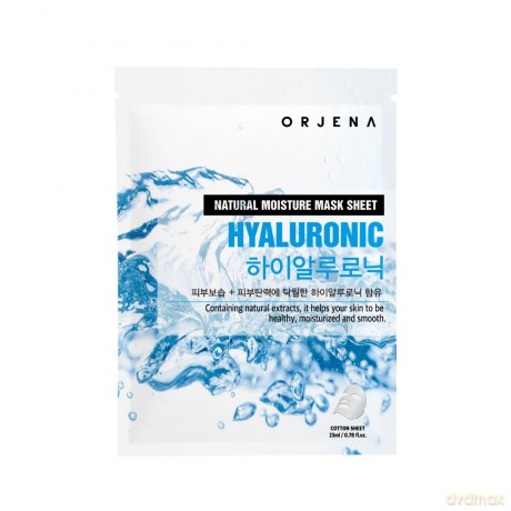 ORJENA Natural Moisture Maska nawilżająca w płachcie Kwas hialuronowy 23 ml
