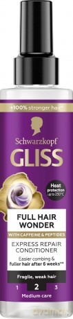 SCHWARZKOPF Gliss Full Hair Wonder Odżywka ekspresowa do włosów 200 ml