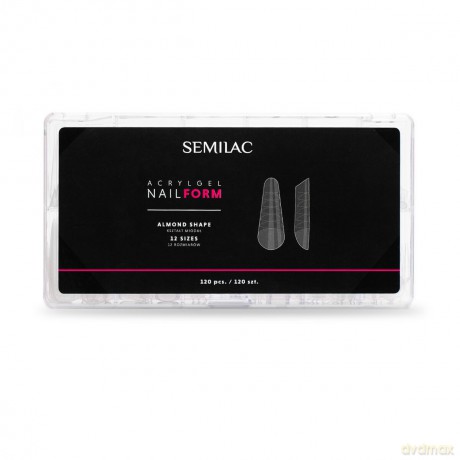 SEMILAC Acrylgel Nail Form Almond Formy do akrylożelu 120 szt.