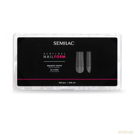 SEMILAC Acrylgel Nail Form Square Formy do akrylożelu 120 szt.