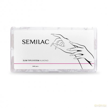 SEMILAC Slim Tips System Almond 240 szt.