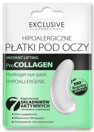 SWIT Exclusive Hipoalerg.Płatki p/oczy COLLAGEN 1p