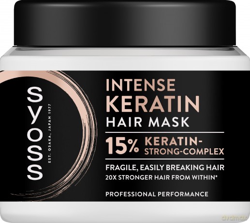SYOSS Intense Keratin Maska do włosów delikatnych i łamliwych 400 ml