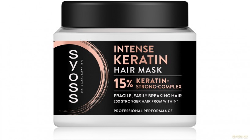 SYOSS Intense Keratin Maska do włosów delikatnych i łamliwych 400 ml