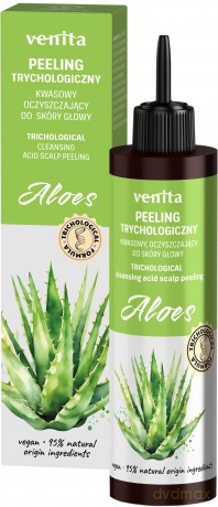 VENITA Peeling trychologiczny kwasowy oczyszczający do skóry głowy Aloes 100 ml