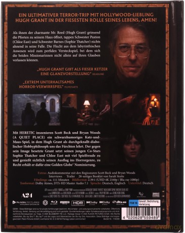 Heretic (mediabook) [Blu-Ray 4K]+[Blu-Ray]