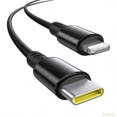 Baseus ładowarka samochodowa USB-C - USB-C 60W czarna z kablem USB-C - Lightning