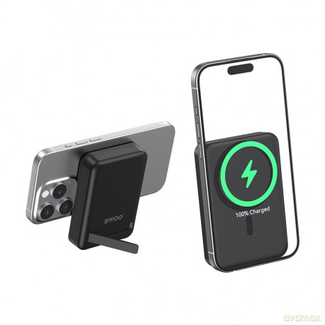 BWOO Power bank 20W 10000 mAh, czarny