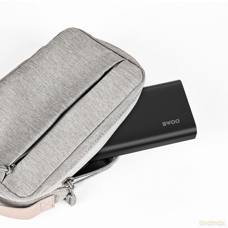 BWOO Power bank 22,5W, 20000 mAh z wyświetlaczem LCD, czarny