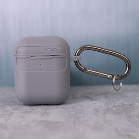 Etui Carbon do Airpods 4 z ANC szare