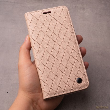 Etui Smart Caro do Xiaomi Redmi Note 14 Pro 5G (Global) / Redmi Note 14 Pro Plus 5G (Global) beżowe